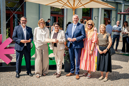 Vorbote des Wandels: Landesgartenschau weiht neue Geschäftsstelle offiziell ein Vorbote des Wandels: Landesgartenschau weiht neue Geschäftsstelle offiziell ein