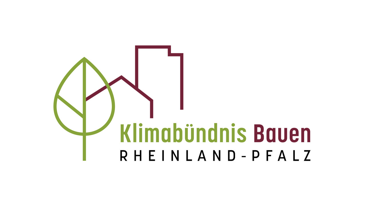 Logo des Klimabündnis Bauen RLP