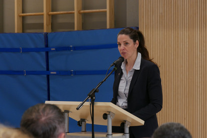 Dr. Kristina Brixius: „Die sanierte Turnhalle in Körperich ist ein Vorzeigeprojekt für nachhaltiges Bauen“